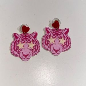 Tiger earrings